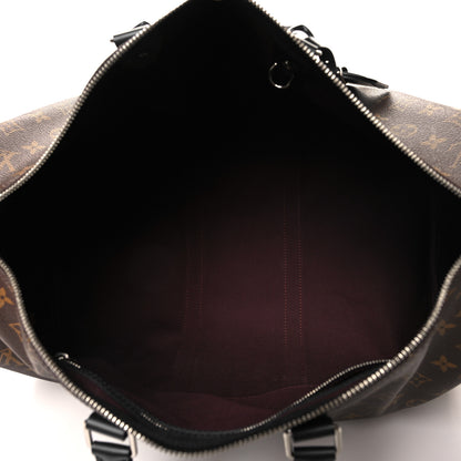 Louis Vuitton Monogram Macassar Keepall Bandouliere 45 4 of 9