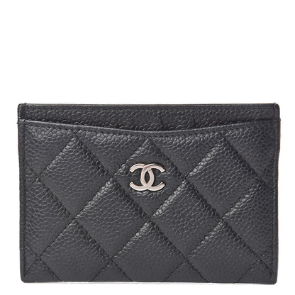 Chanel Caviar Quilted Card Holder Black 1 of 9