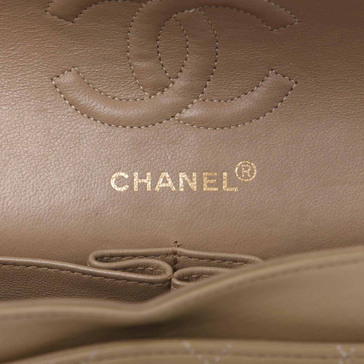 Chanel Lambskin Quilted Small Double Flap Beige 8 of 20