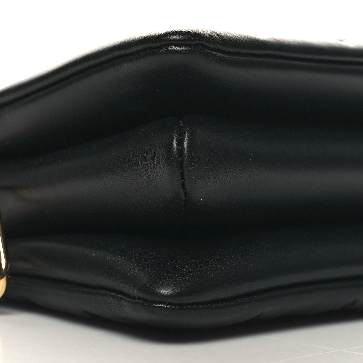 Louis Vuitton Lambskin Embossed Monogram Coussin BB Black 10 of 11