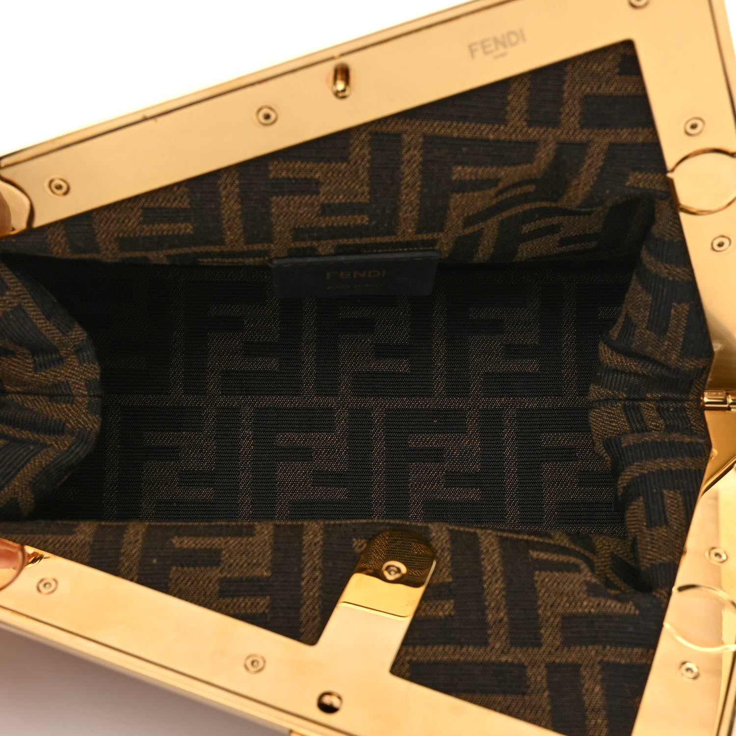 Fendi Shiny Nappa Small Fendi First Poudre 5 of 10