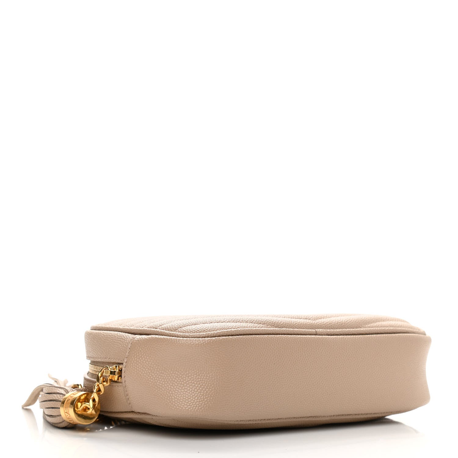 Saint Laurent Grain De Poudre Matelasse Monogram Mini Lou Camera Bag Dark Beige 4 of 10