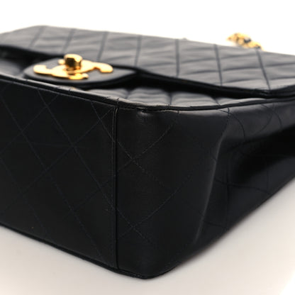 Chanel Lambskin Quilted XL Jumbo Single Flap Black 10 of 10