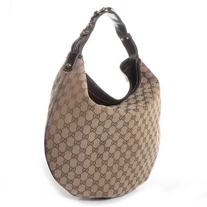 Gucci Monogram Wave Hobo Dark Brown 3 of 7