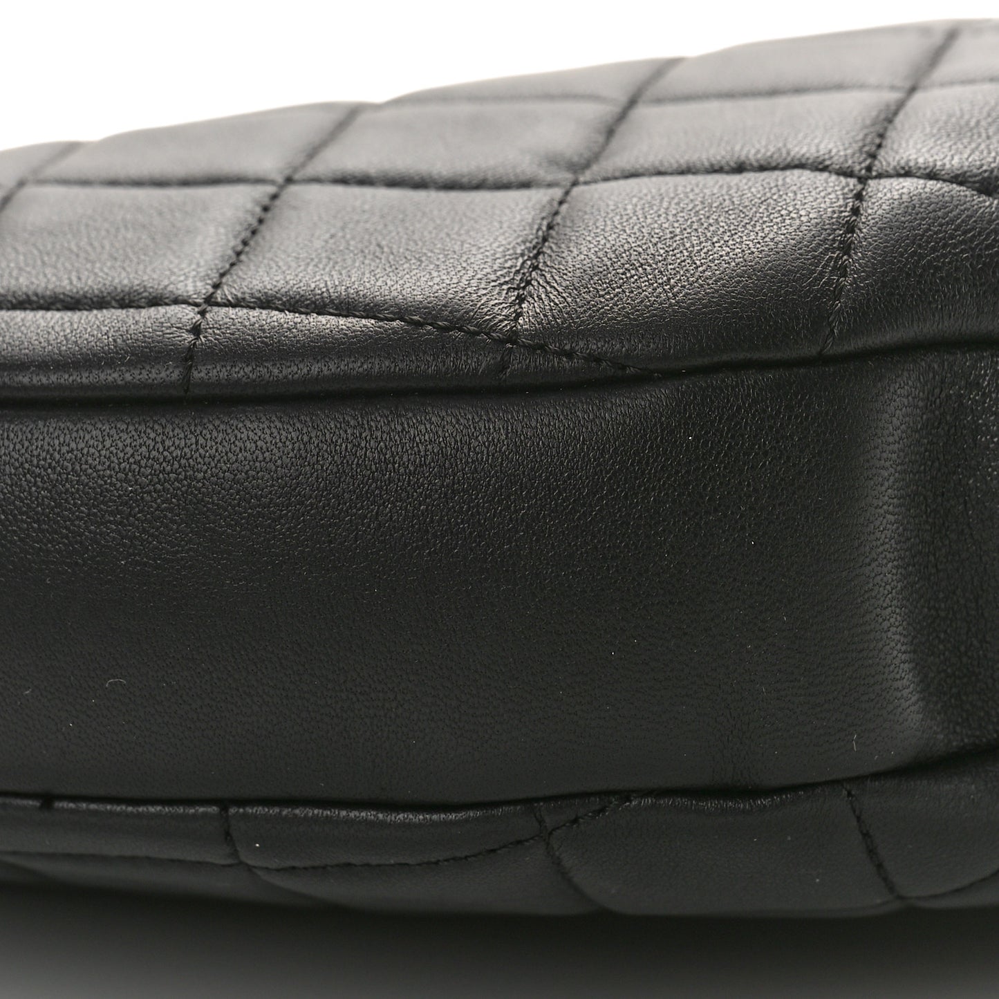 Lambskin Quilted All About Chains Hobo Black