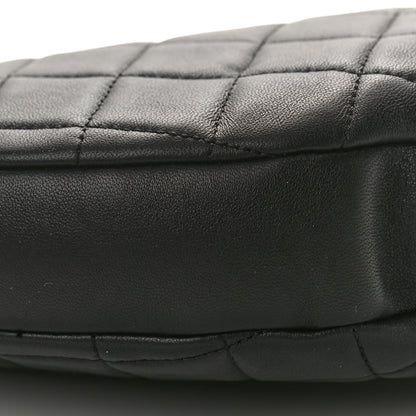 Chanel Lambskin Quilted All About Chains Hobo Black 9 of 10