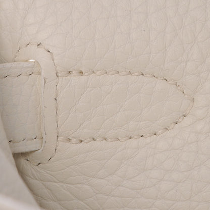 Hermes Taurillon Clemence JPG Birkin 42 White 16 of 33