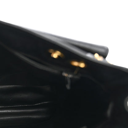 Chanel Caviar CC Flap Shoulder Bag Black 5 of 15