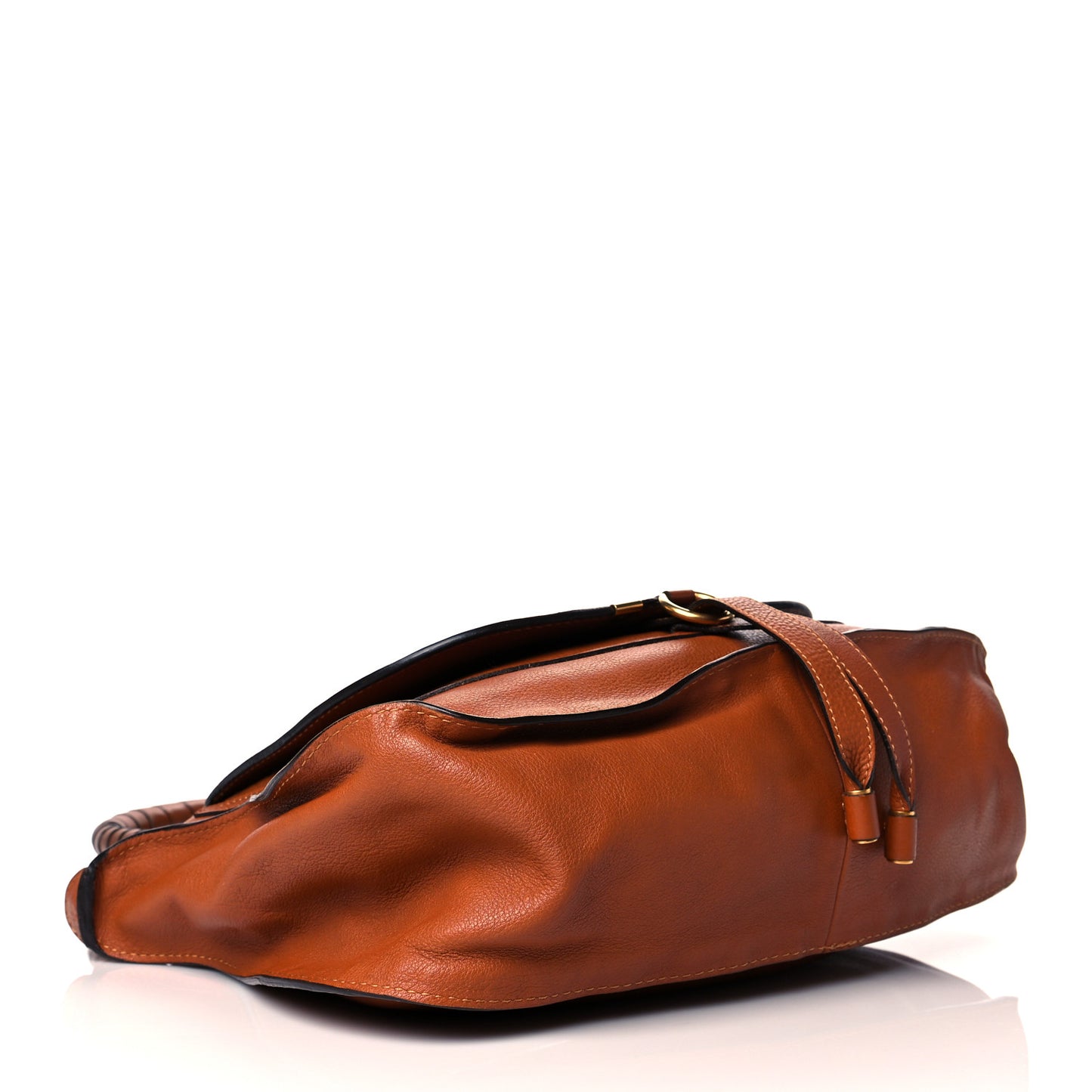 Calfskin Medium Marcie Satchel Tan