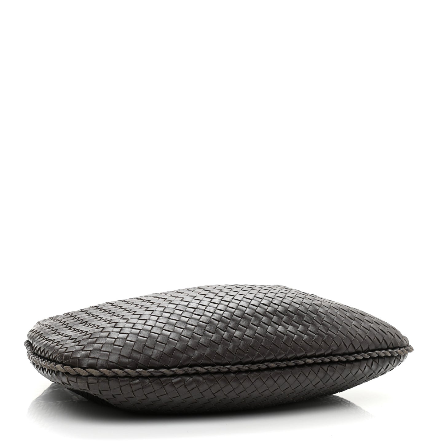 Nappa Intrecciato Large Veneta Hobo Ebano