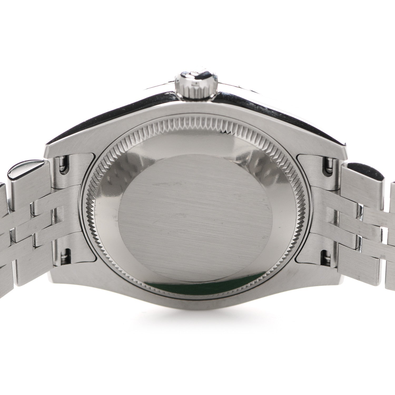 Rolex Stainless Steel 18K White Gold Diamond 31mm Oyster Perpetual Datejust Watch Silver 178274 4 of 4