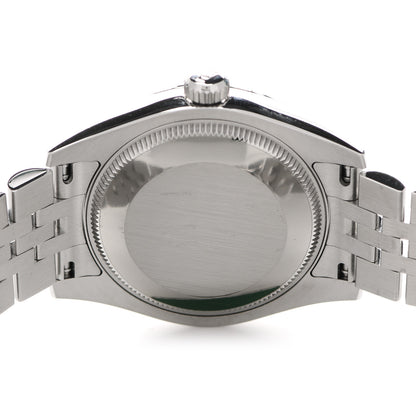 Rolex Stainless Steel 18K White Gold Diamond 31mm Oyster Perpetual Datejust Watch Silver 178274 4 of 4