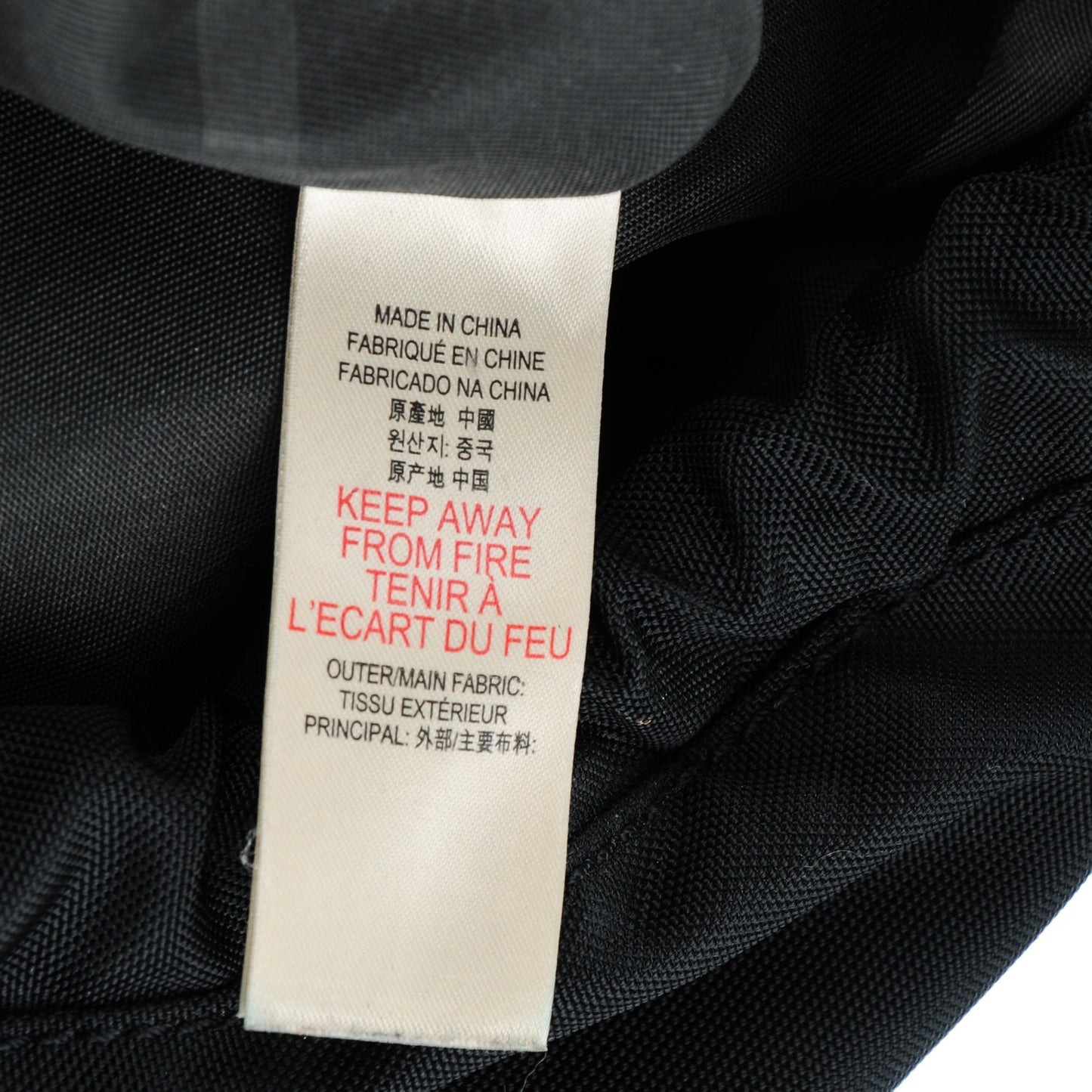 London Leather Nylon Mens Tote Black
