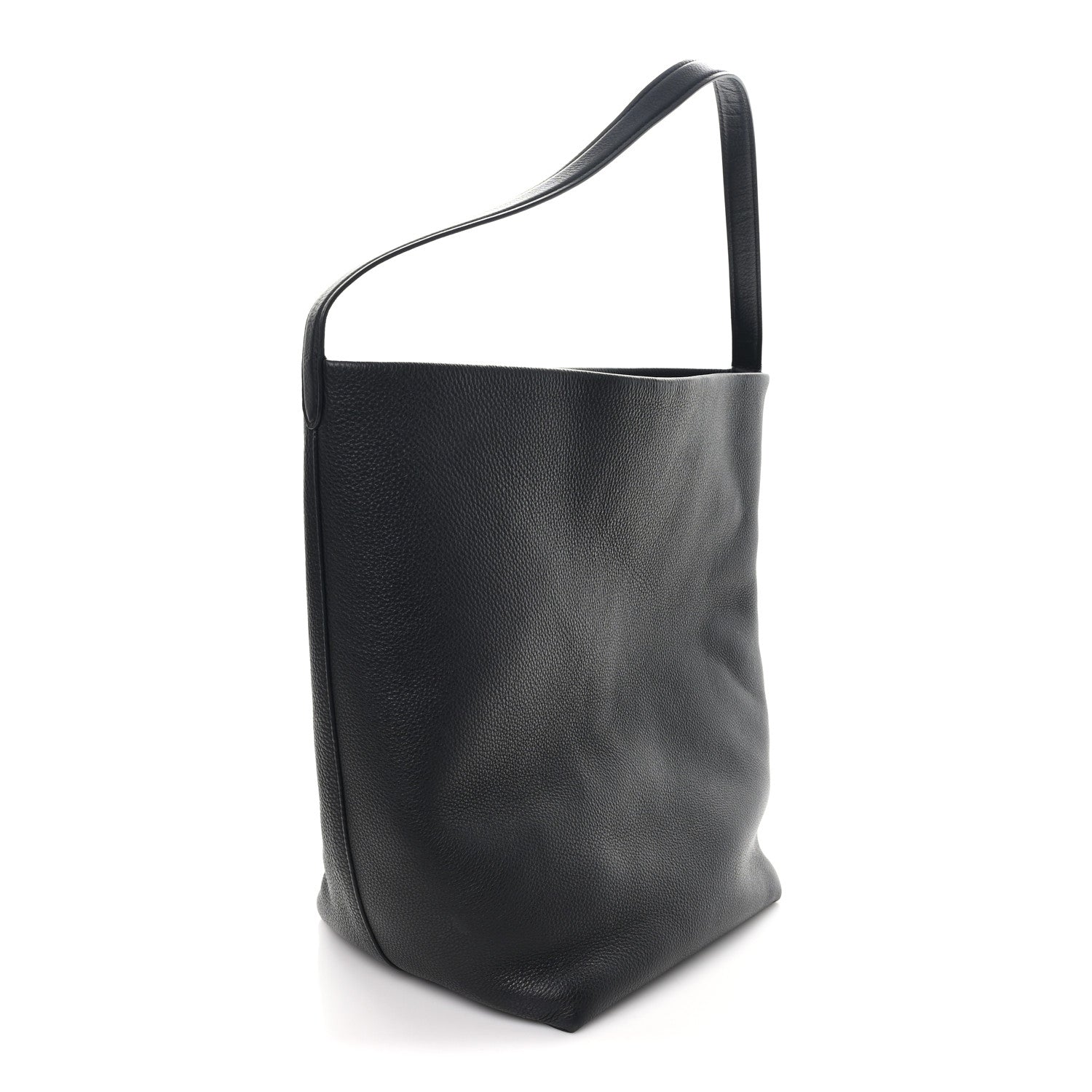 The Row Grained Calfskin Large N/S Park Tote Black 3 of 10
