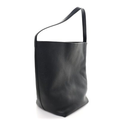 The Row Grained Calfskin Large N/S Park Tote Black 3 of 10