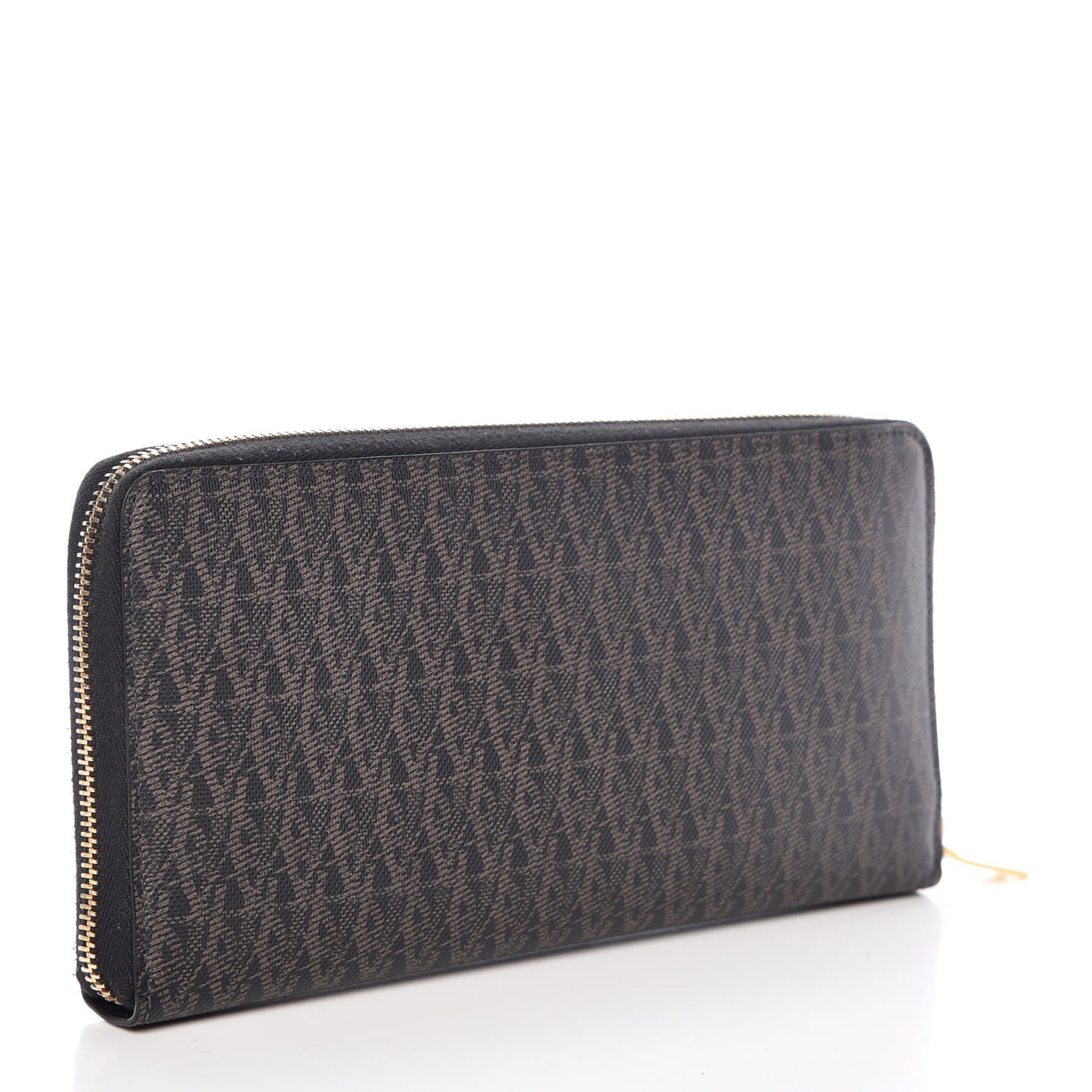 Toile Monogram Long Zip Around Wallet Black