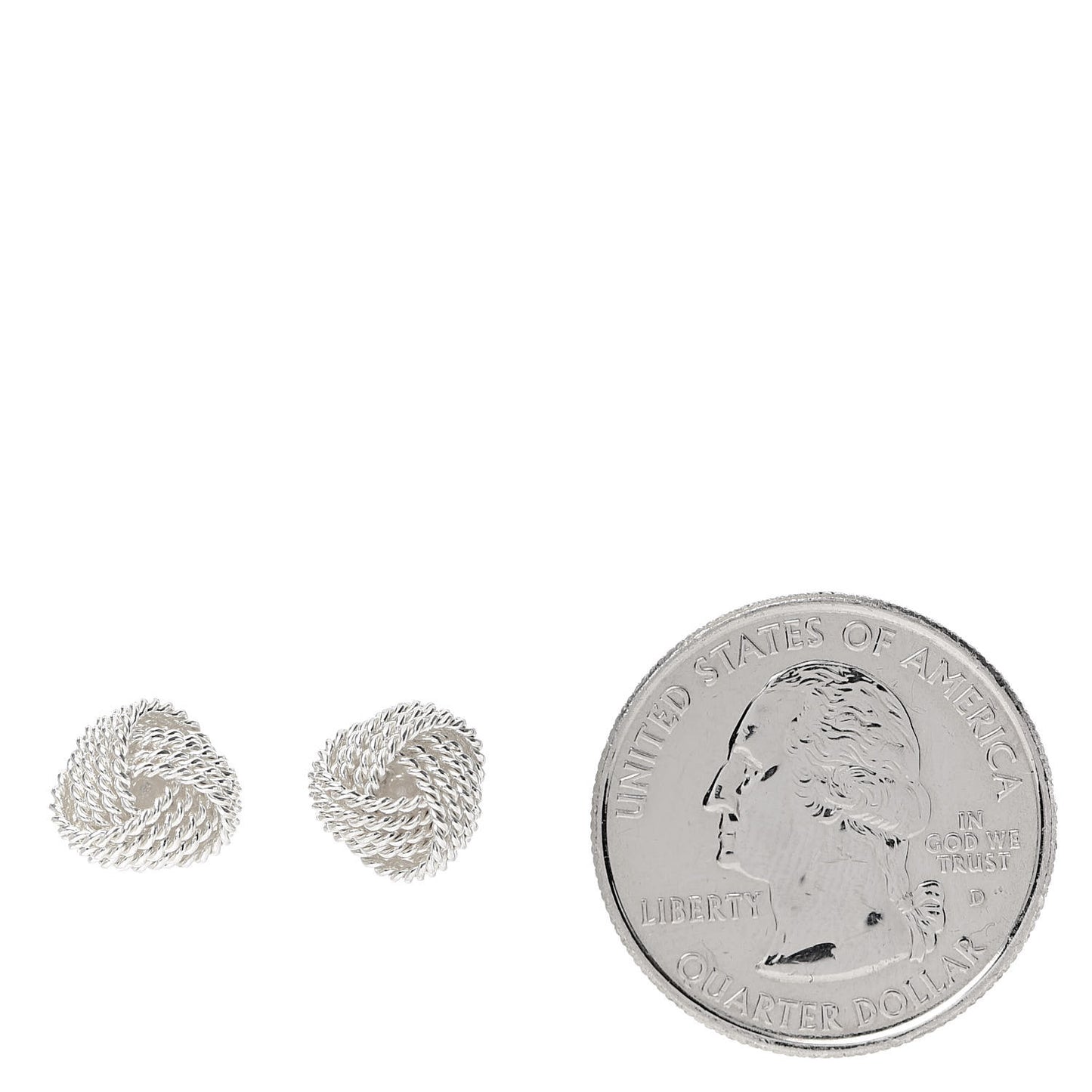 Sterling Silver Twist Knot Earrings