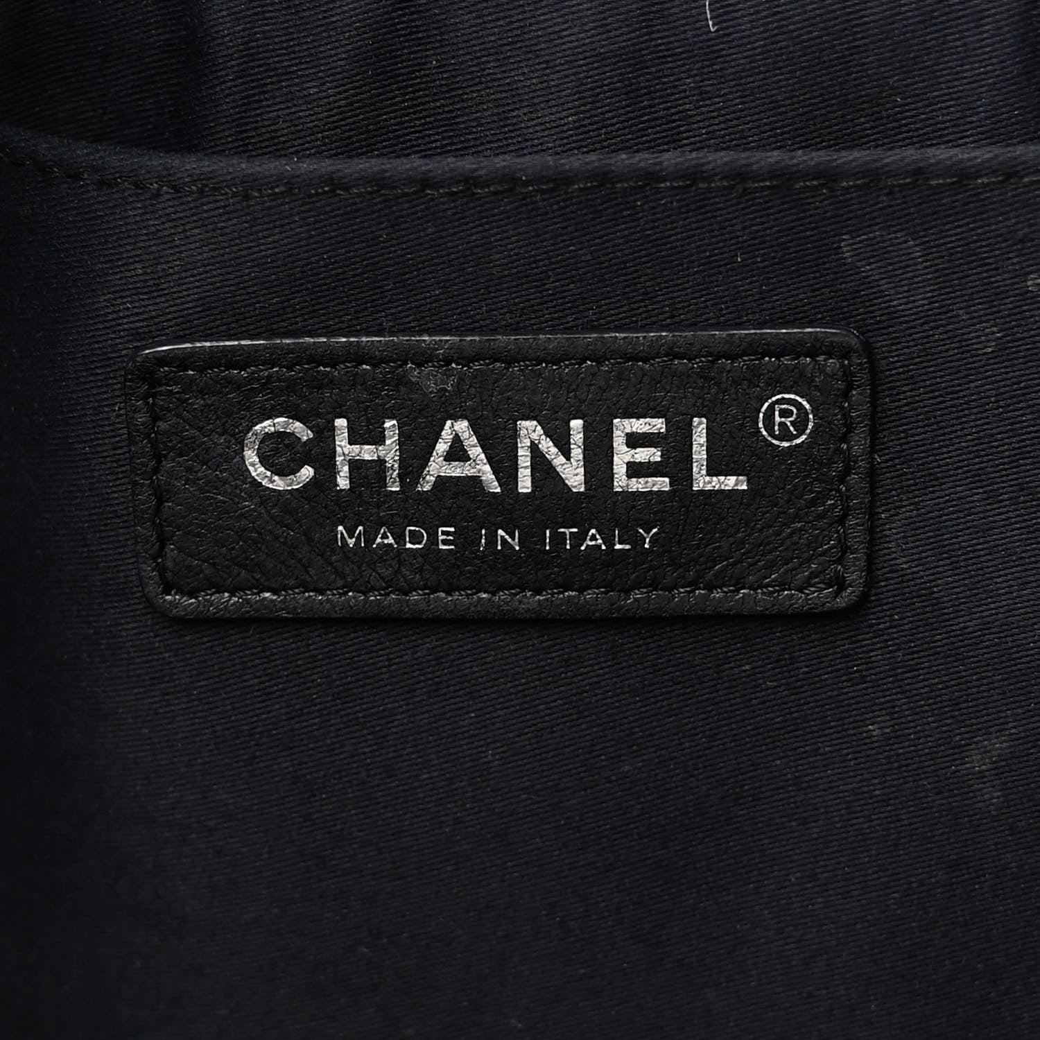 Chanel Calfskin Stitched Shoulder Bag Black 6 of 11
