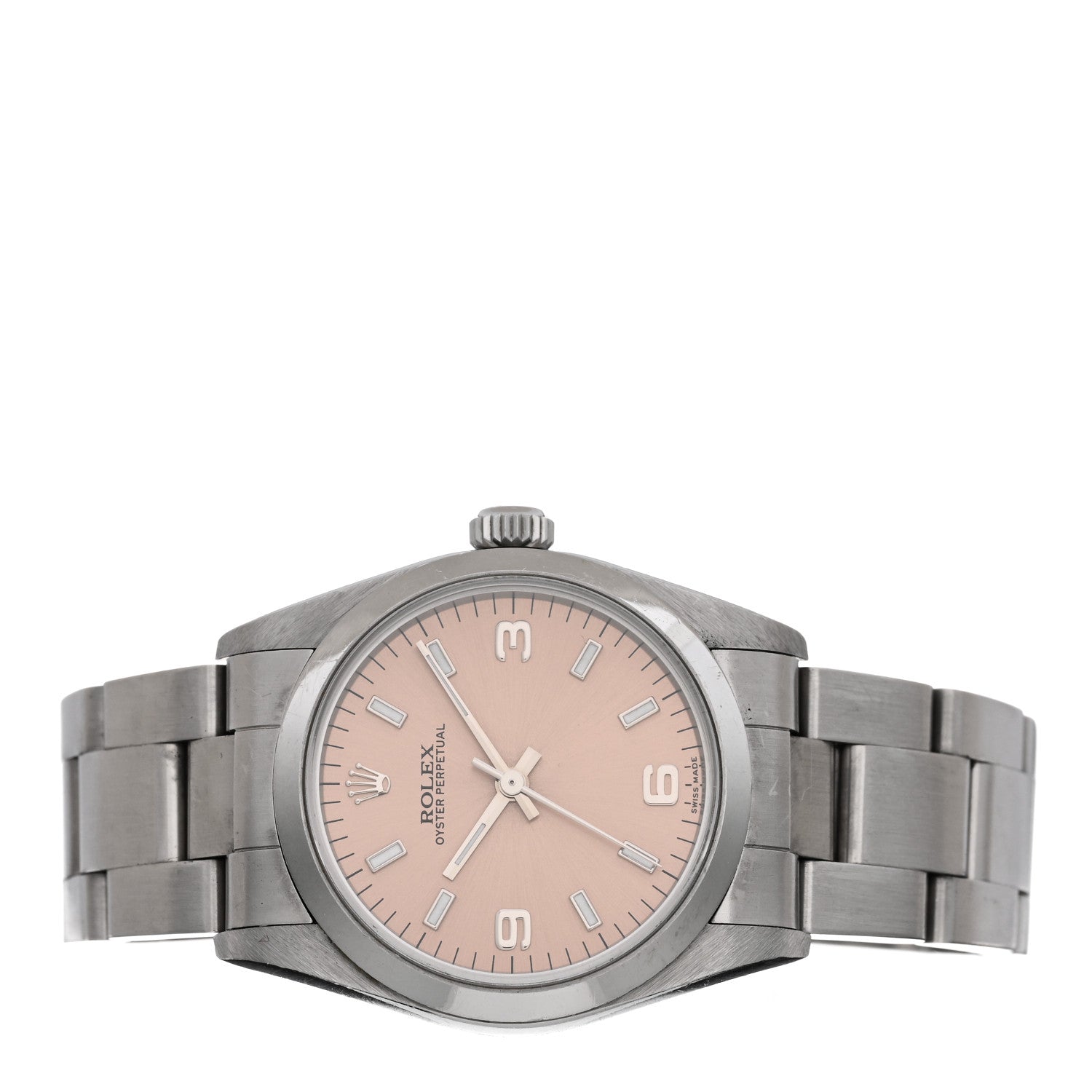 Rolex Stainless Steel 31mm Oyster Perpetual Watch Pink 77080 2 of 4