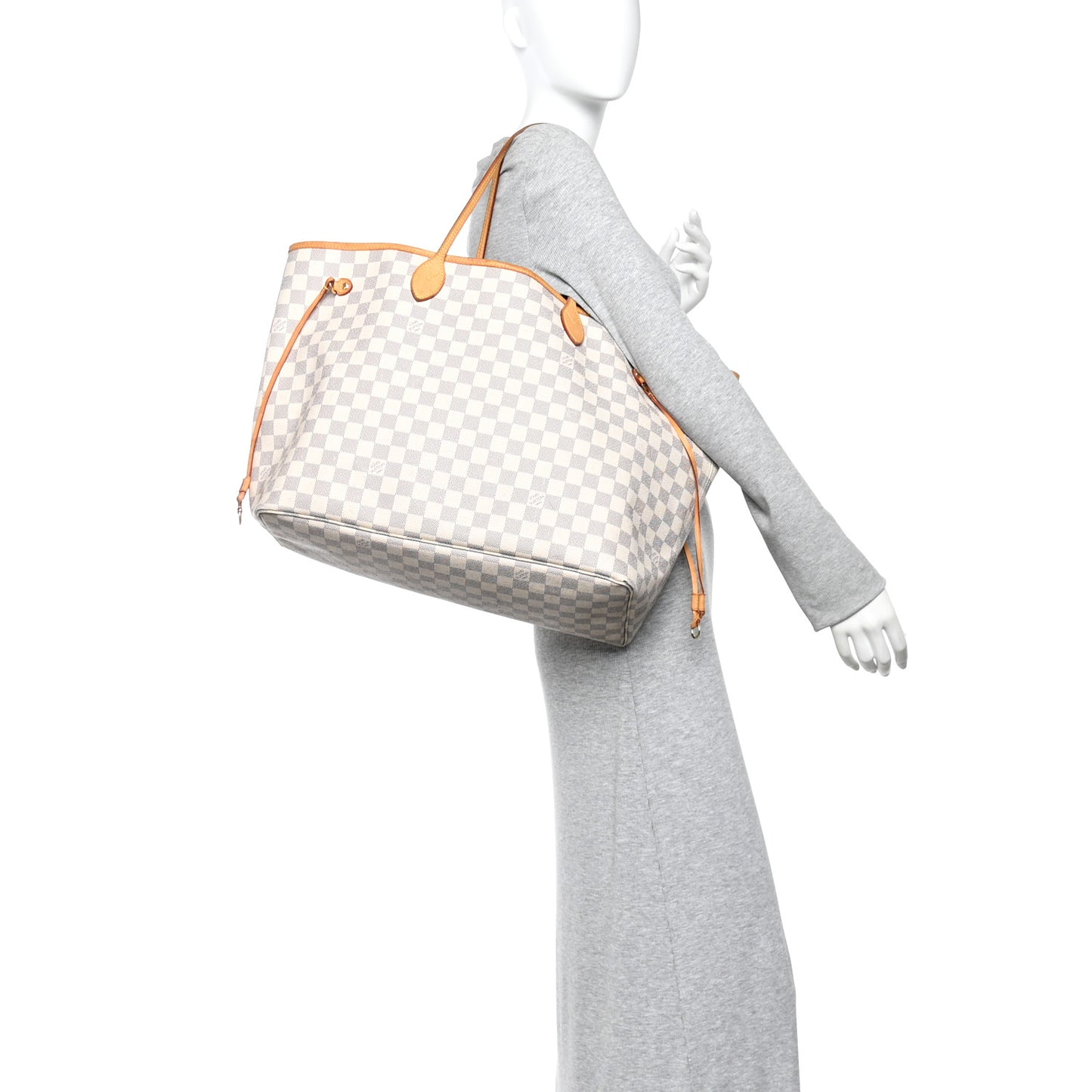 Damier Azur Neo Neverfull GM Rose Ballerine
