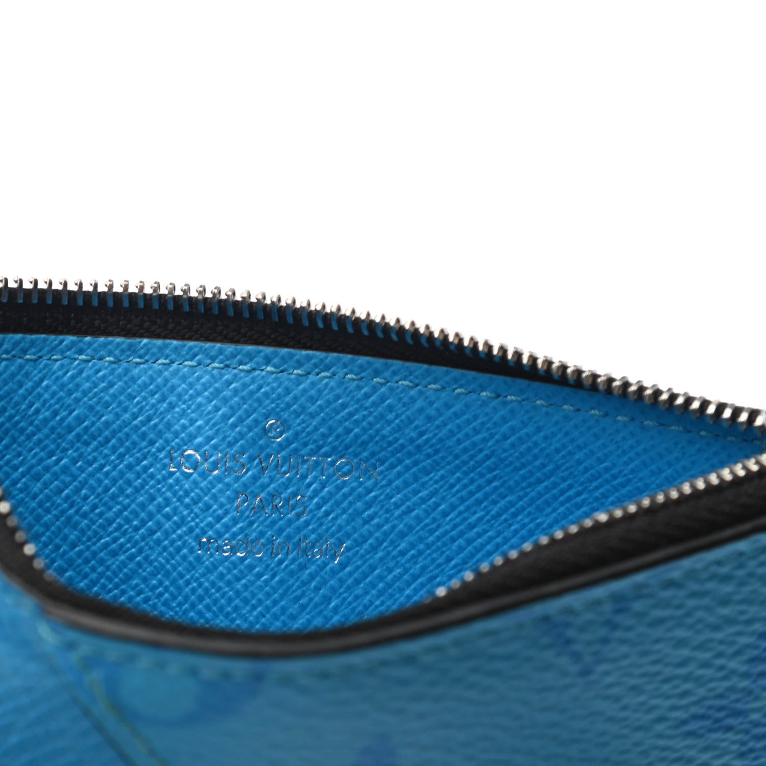 Louis Vuitton Taigarama Coin Card Holder Blue Lagoon 5 of 9