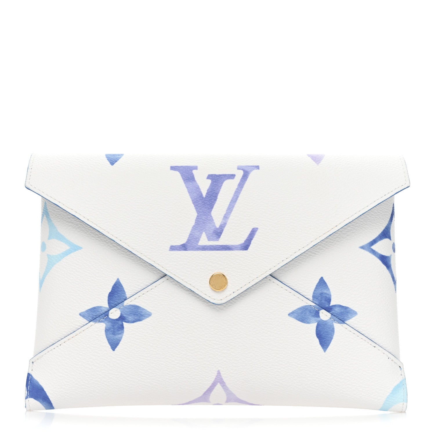 Louis Vuitton Monogram Giant By The Pool Kirigami Pochette Set Blue Rose Beige 3 of 11
