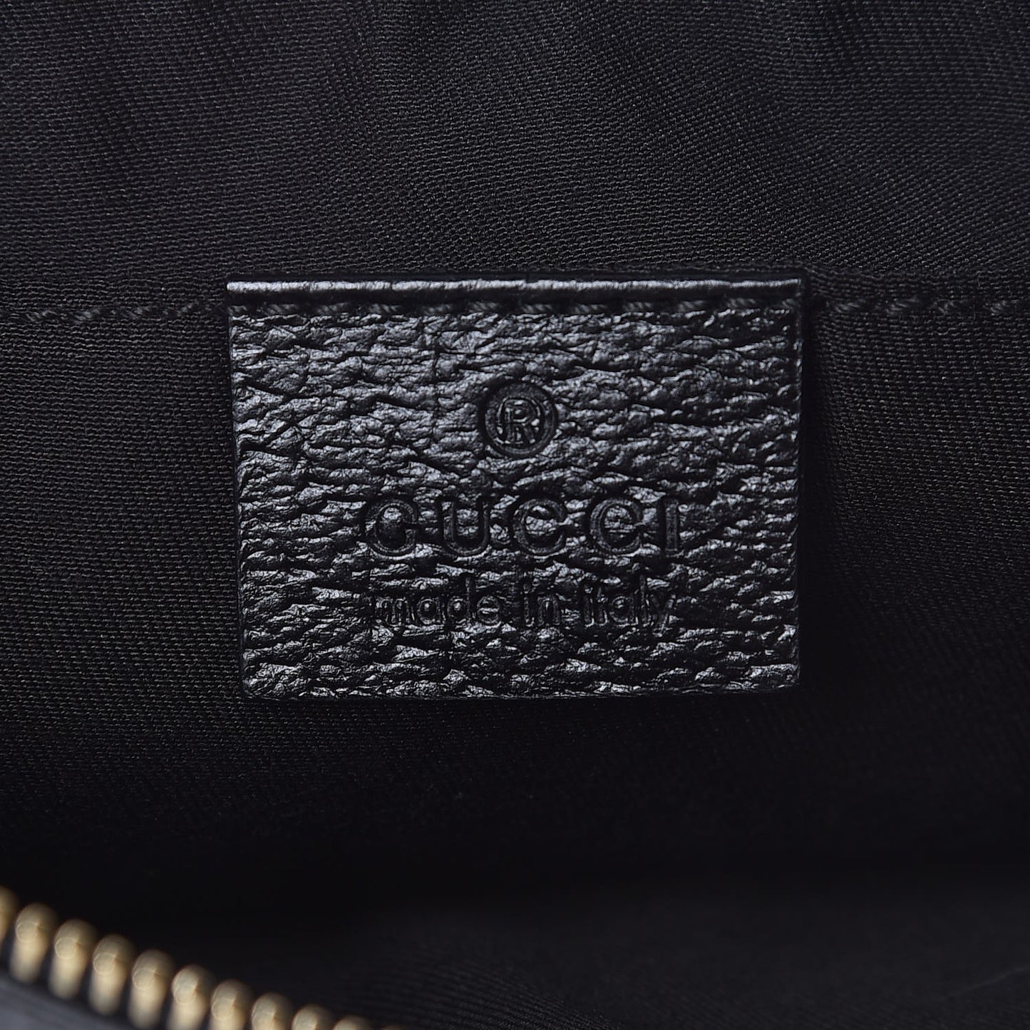 Monogram Bumble Bee Charm Pochette Black