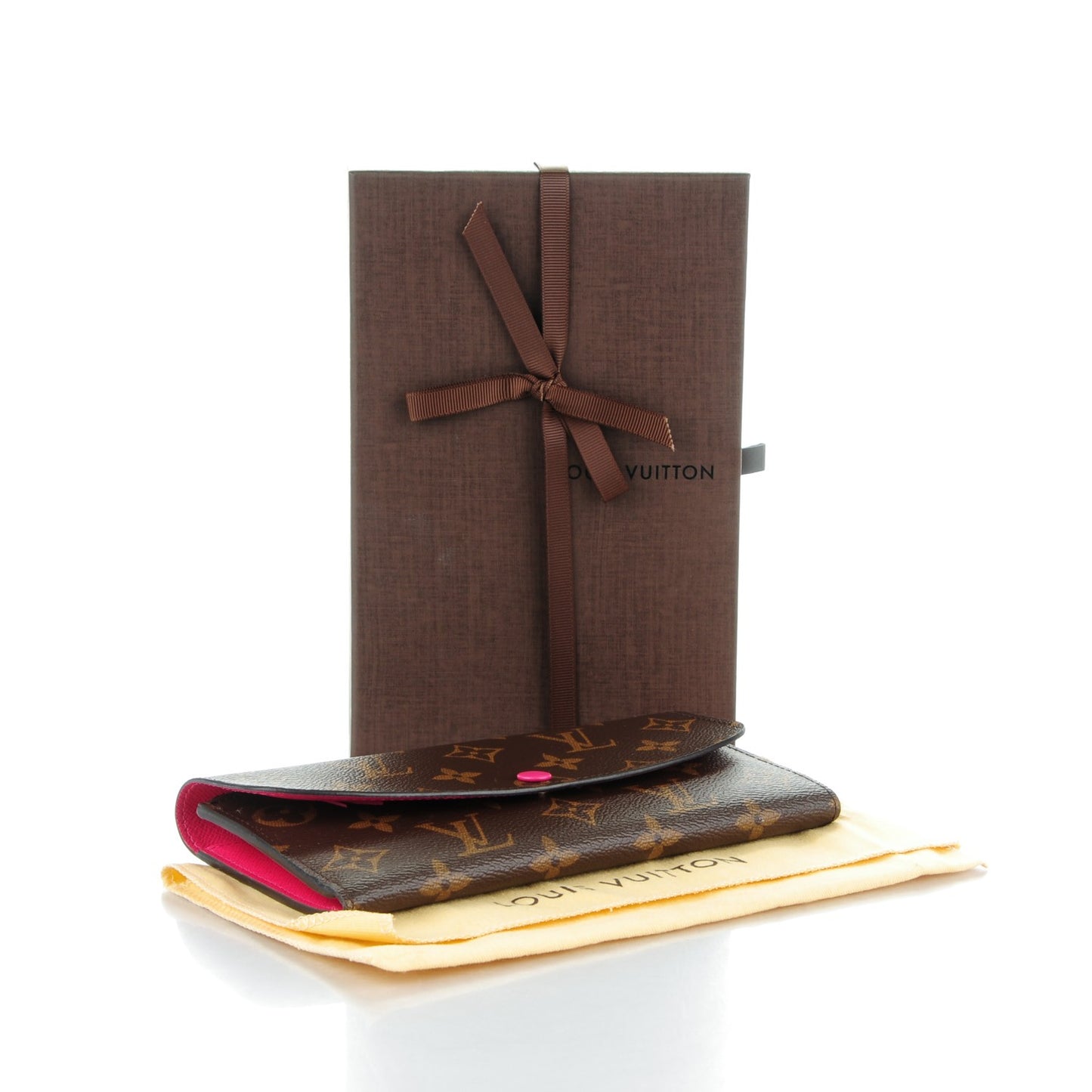 Monogram Emilie Wallet Hot Pink