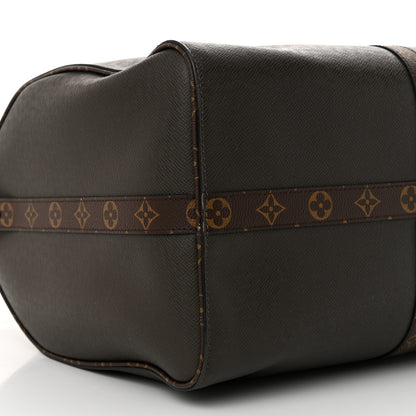 Louis Vuitton Taiga Monogram Keepall Bandouliere 50 Khaki 8 of 12