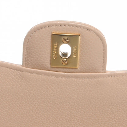 Chanel Caviar Quilted Medium Double Flap Beige Clair 5 of 8