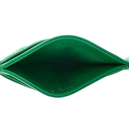 Chanel Lambskin Quilted Card Holder Green 5 of 8