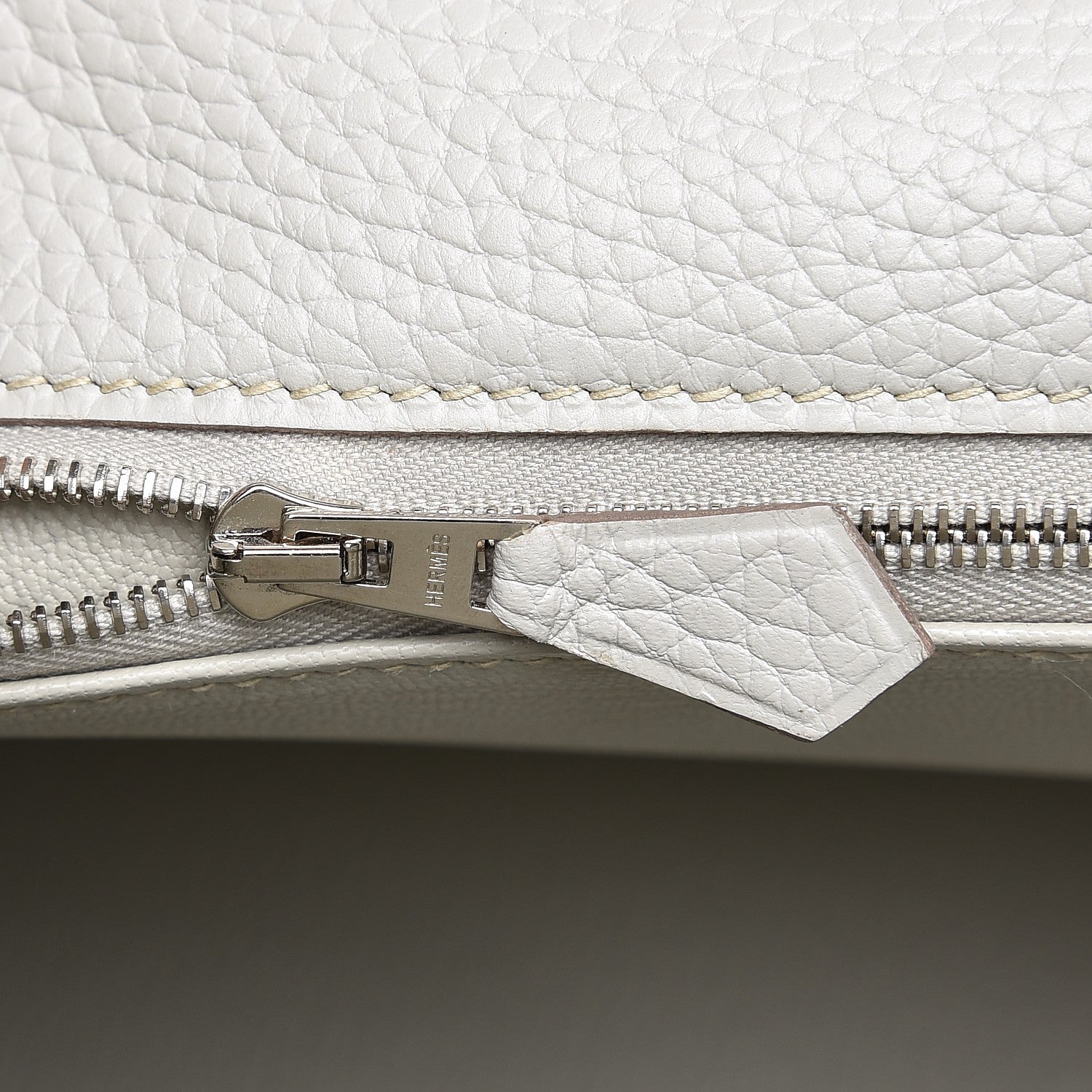 Hermes Taurillon Clemence Kelly Retourne 32 Gris Perle 17 of 33