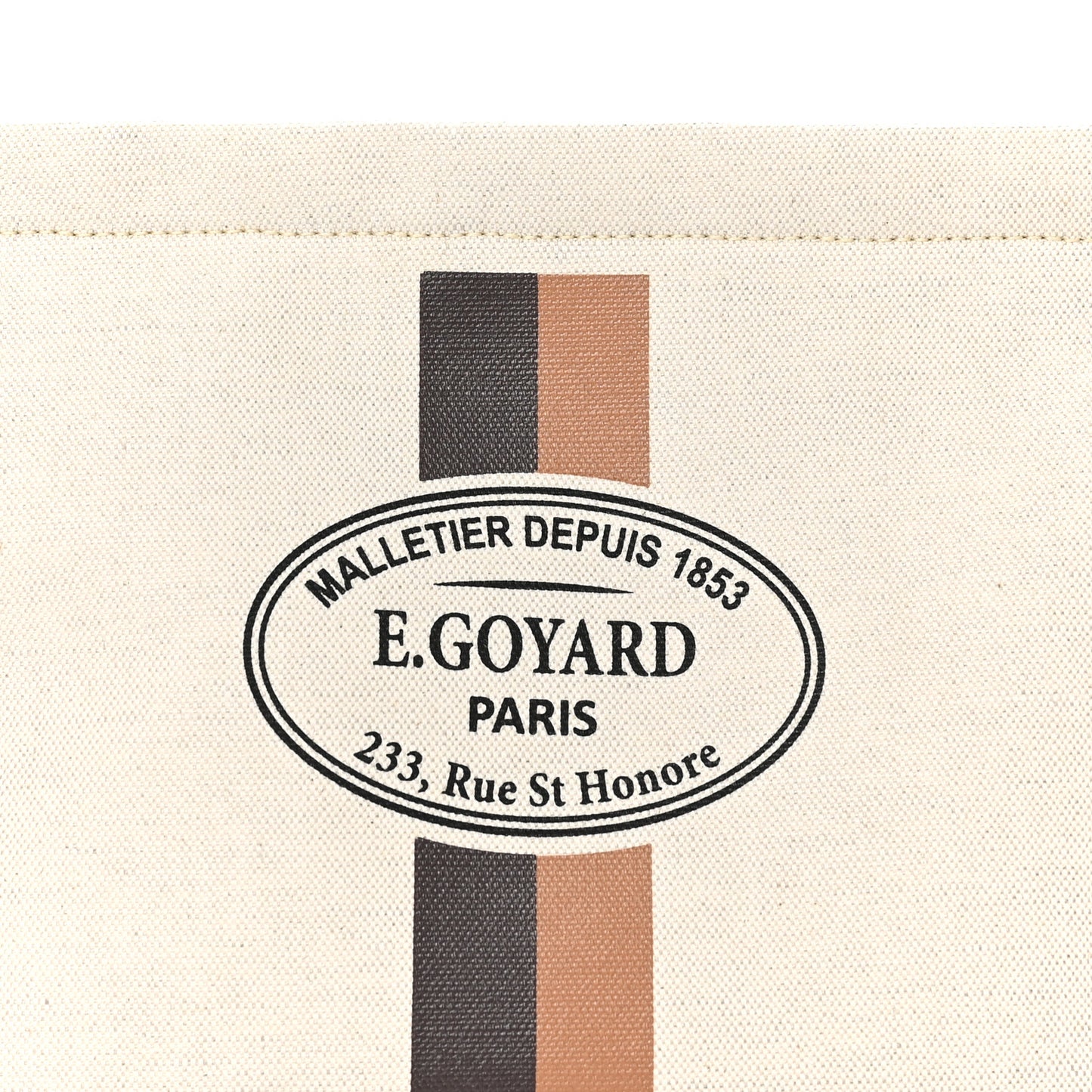 Canvas Necessaire Organizer Pouch Off White