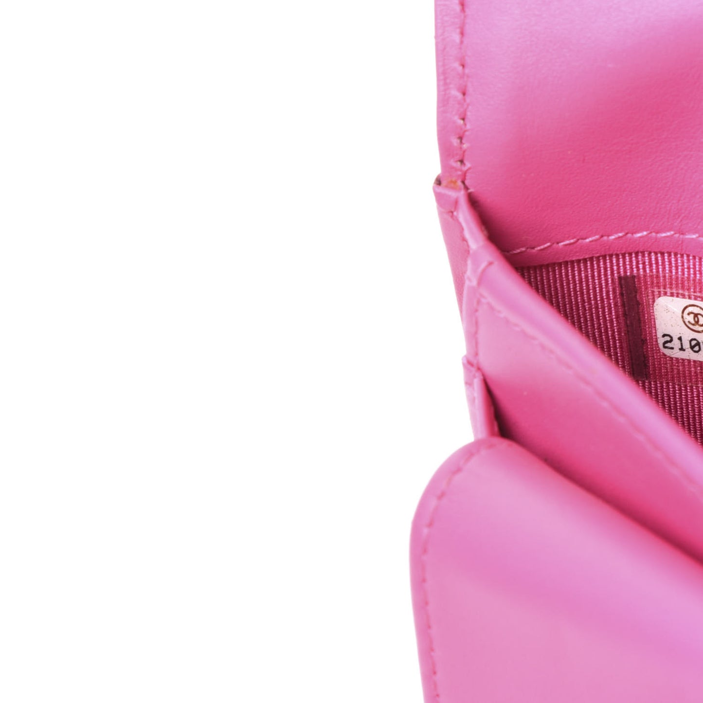 Caviar Quilted Large Flap Wallet Pink