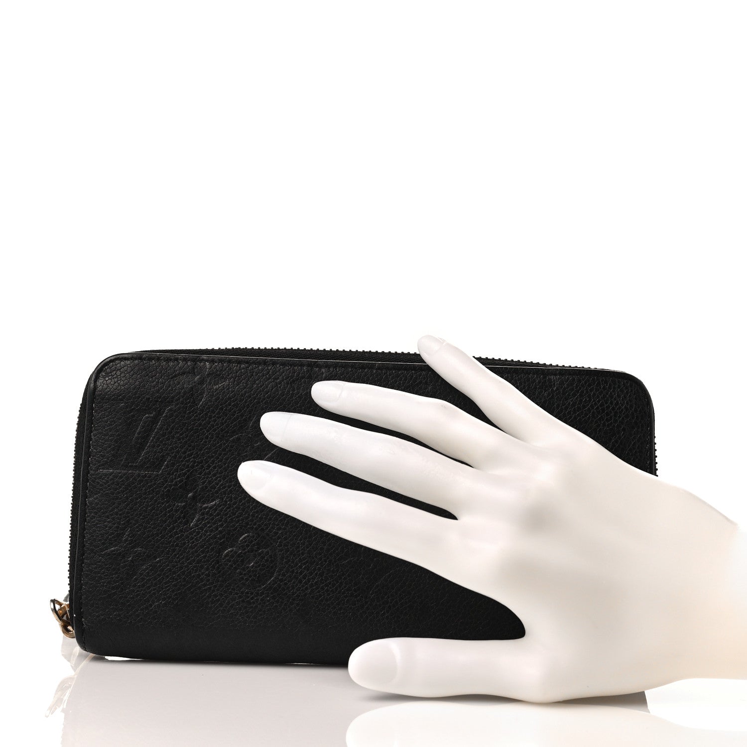 Louis Vuitton Empreinte Zippy Wallet Black 2 of 9