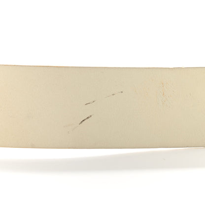 Chanel Calfskin Enamel CC Logo Belt Light Beige 11 of 12