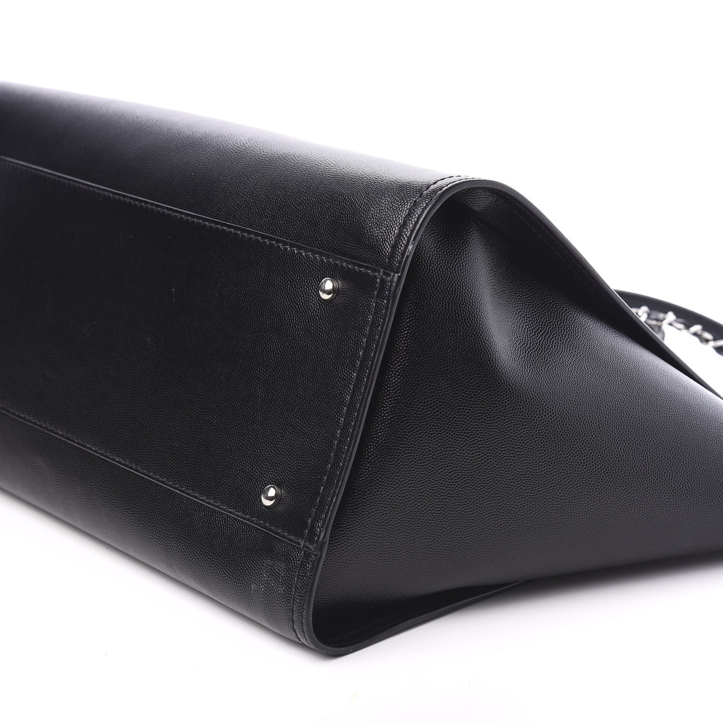 Caviar Medium Studded Deauville Tote Black