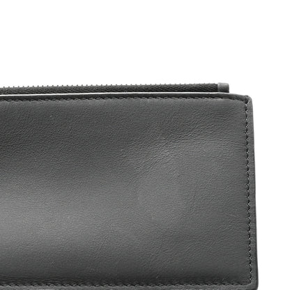 Christian Dior Ultra Matte Calfskin Saddle Chain Wallet Pouch Black 15 of 16