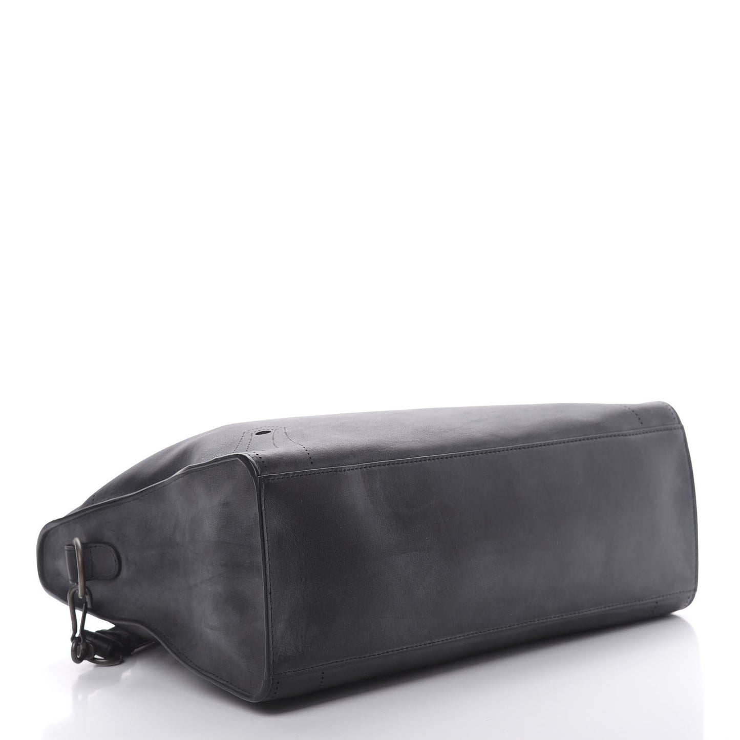 Veau Soyeux Perforated Blackout Hardware City Black