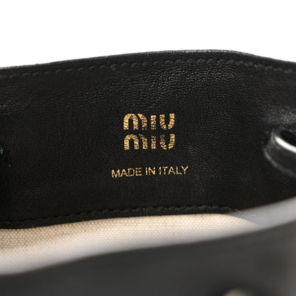 Miu Miu Nappa Mini Bag Black 6 of 9