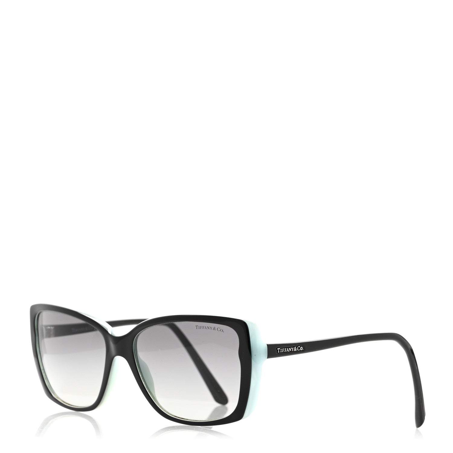 Tiffany Acetate Sunglasses Black Blue 1 of 7