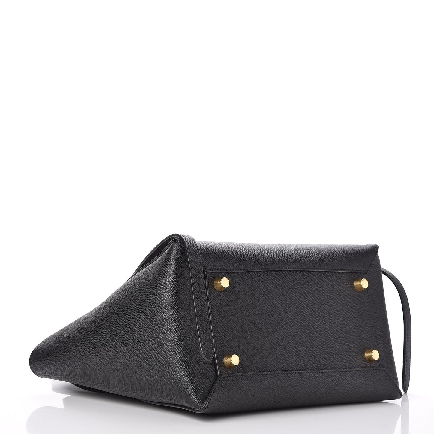Grained Calfskin Mini Belt Bag Black