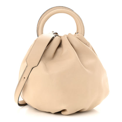 Loewe Gathered Lambskin Small Bounce Bag Beige 1 of 11