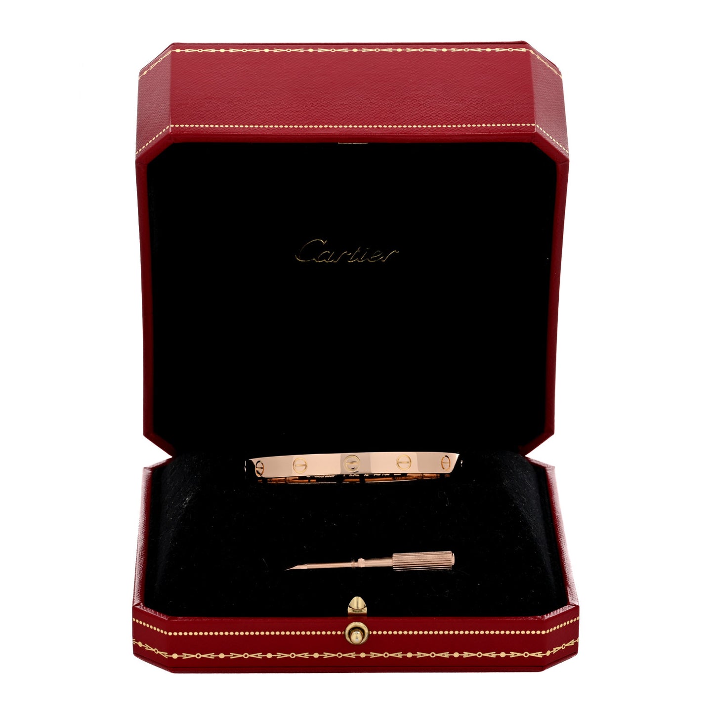 18K Pink Gold LOVE Bracelet 17
