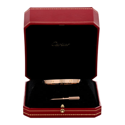 Cartier 18K Pink Gold LOVE Bracelet 17 5 of 5