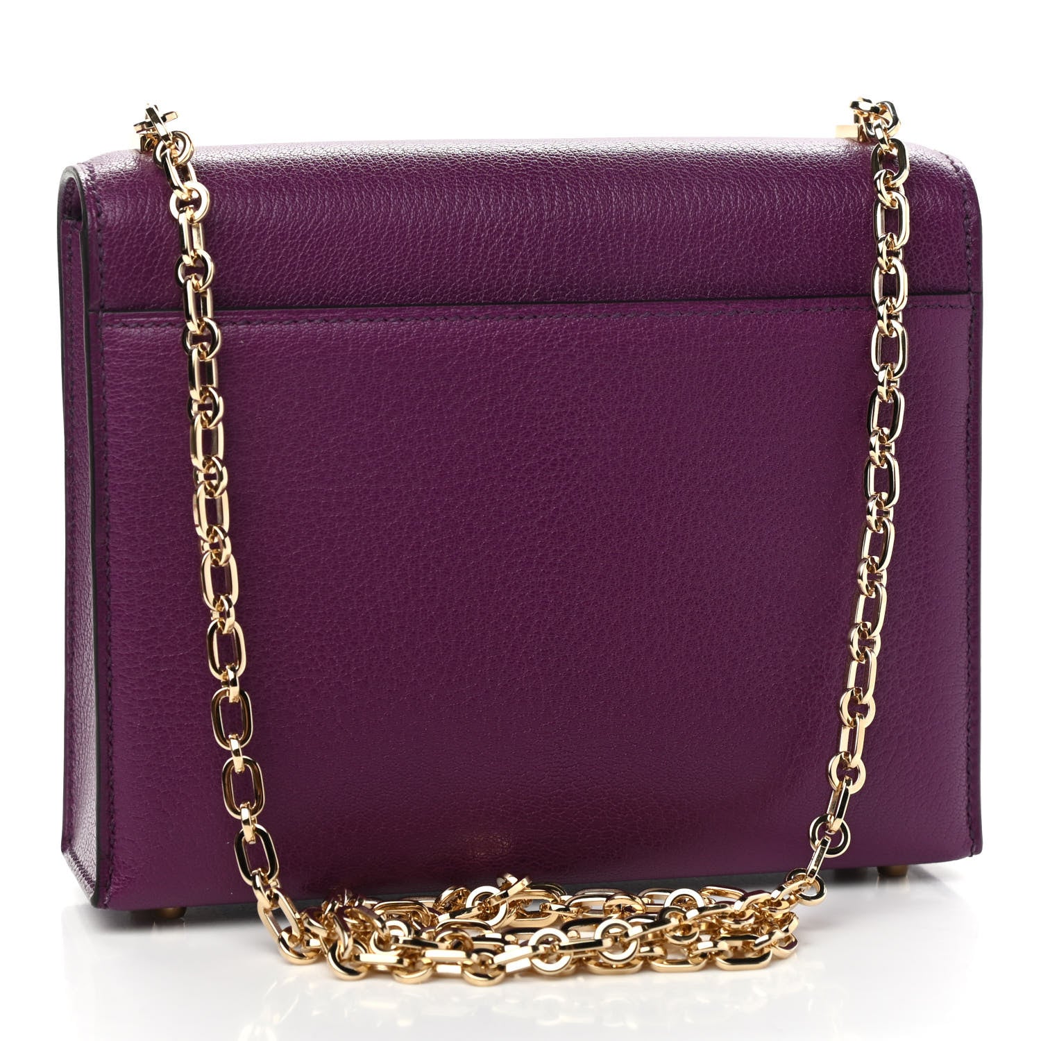 Hermes Chevre Chamkila Mini Verrou Chaine Bag Anemone 3 of 9