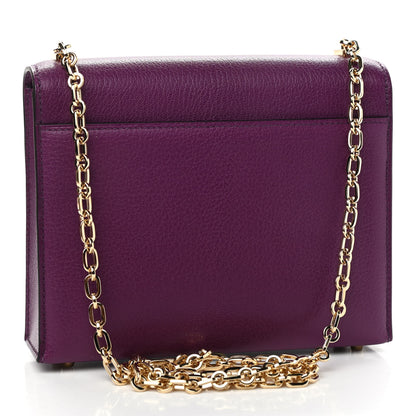 Hermes Chevre Chamkila Mini Verrou Chaine Bag Anemone 3 of 9