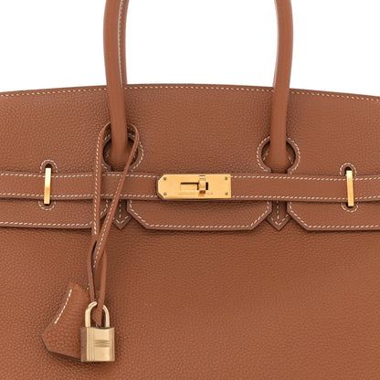 Hermes Togo Birkin 35 Gold 8 of 14