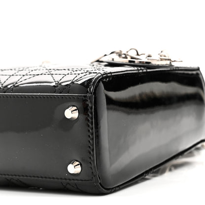 Christian Dior Patent Cannage Mini Lady Dior Black 10 of 10