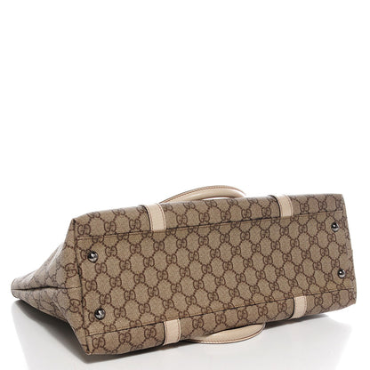 Gucci Coated Canvas Monogram Medium Joy Tote Off White 4 of 9